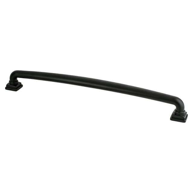 Berenson Tailored Traditional Series Matte Black 12" (305 mm) Center to Center Appliance Pull, -1305-1055-P