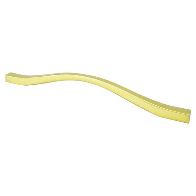 7-9/16"/8-13/16" Fluid Handle Pull, Soft Gold