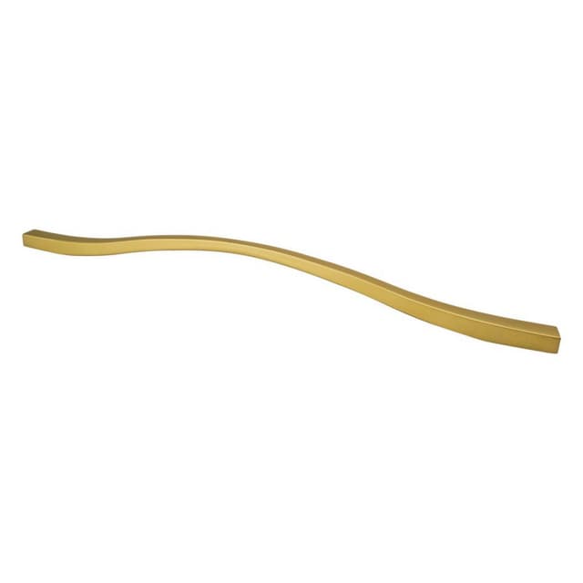 11-11/32"/12-19/32" Fluid Handle Pull, Honey Gold
