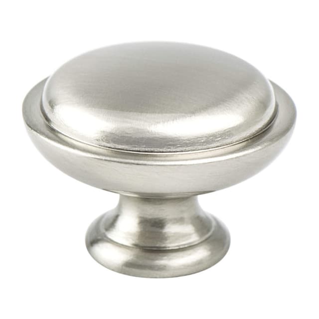 Berenson Advantage Plus One Series Brushed Nickel 1-1/8" (28.5 mm) Diameter Knob, - 1756-1BPN-P