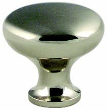 PRO Value ZZ Series Series Antique Silver 1-1/8" (29 mm) Diameter Knob, - MUSHKNOB-AS