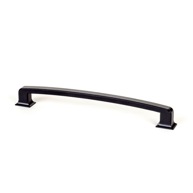 Berenson Hearthstone Series Matte Black 12" (305 mm) Center to Center Appliance Pull, -2038-1055-P
