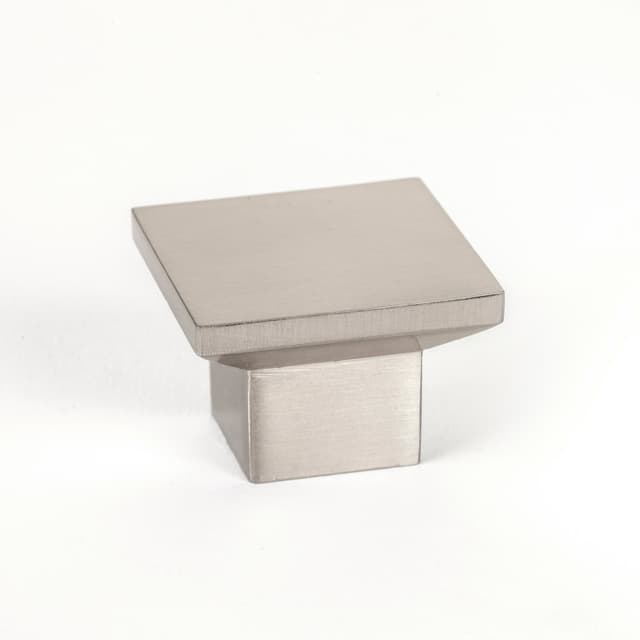 Berenson Elevate Series Brushed Nickel 1-9/16" (40 mm) L x 1-9/16" (40 mm) W Knob, - 2095-4BPN-P