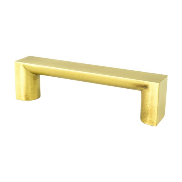 Berenson Elevate Series 3-3/4" (95 mm) Center to Center Satin Gold Pull, - 2102-40SG-P