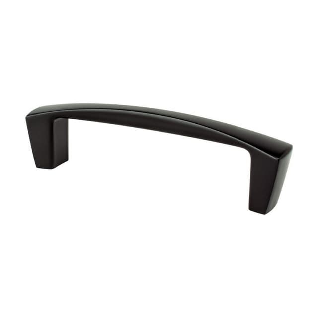 Berenson Aspire Series 3-3/4" (96 mm) Center to Center Matte Black Pull, - 2136-1055-P