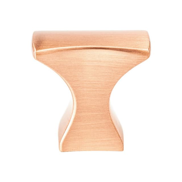 Berenson Aspire Series Brushed Copper 1-1/4" (32 mm) L x 1-1/32" (26 mm) W Knob, - 2146-10BC-P