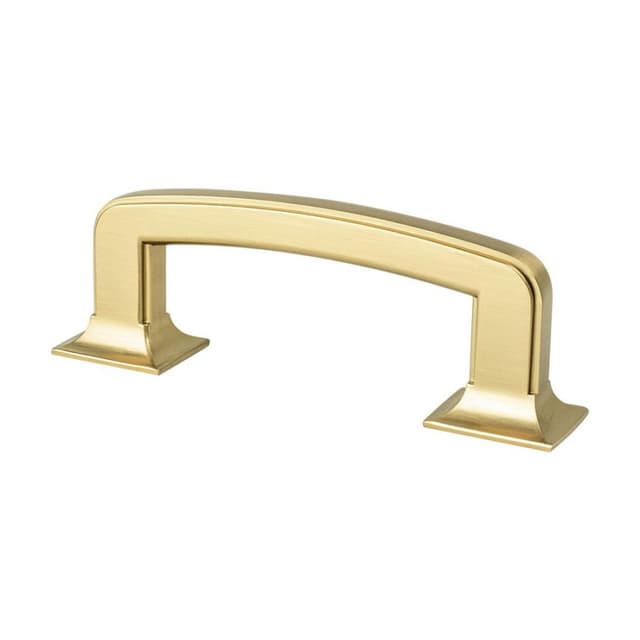 Berenson Hearthstone Series 3" (76 mm) Center to Center Modern Brushed Gold Pull, - 2151-1MDB-P