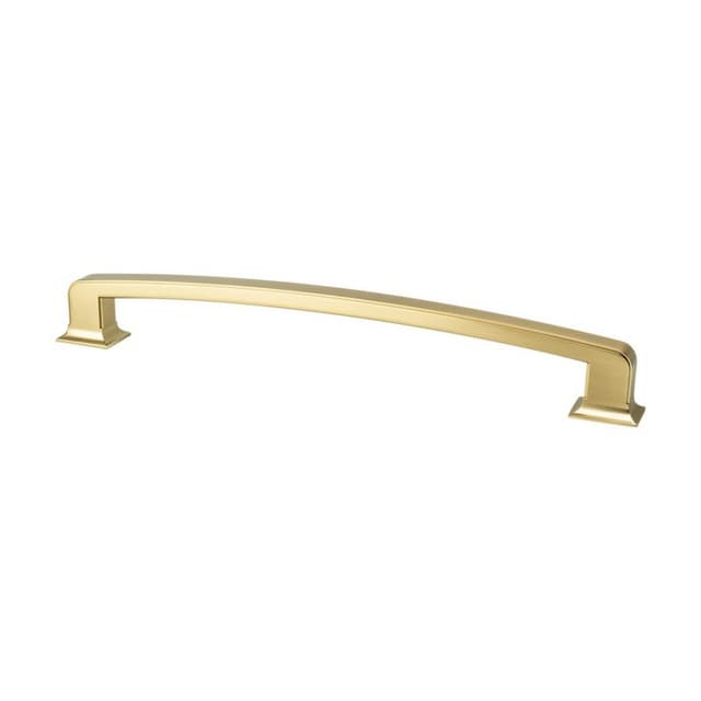 Berenson Hearthstone Series Modern Brushed Gold 12" (305 mm) Center to Center Appliance Pull, -2156-1MDB-P