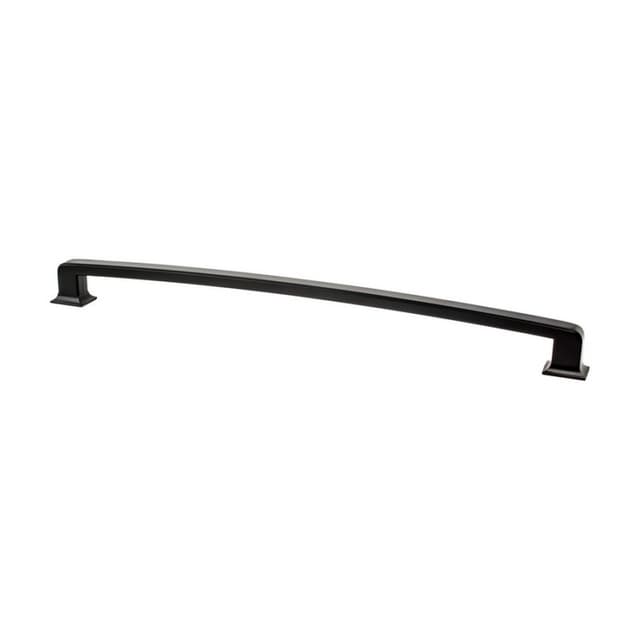 Berenson Hearthstone Series Matte Black 18" (457 mm) Center to Center Appliance Pull, -2169-1055-P