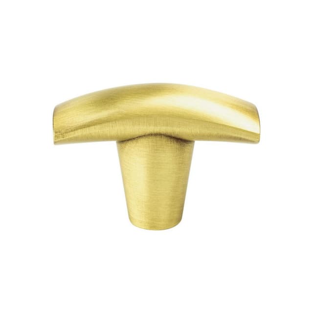 Berenson Meadow Series Satin Gold 1-3/4" (44 mm) L x 11/16" (17 mm) W Knob, - 2279-40SG-P