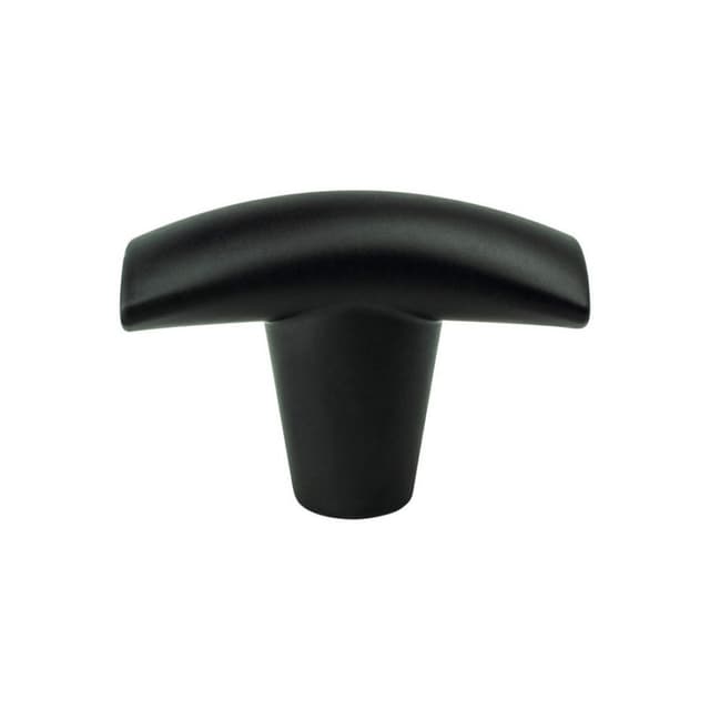 Berenson Meadow Series Matte Black 1-3/4" (44 mm) L x 11/16" (17 mm) W Knob, - 2293-4055-P
