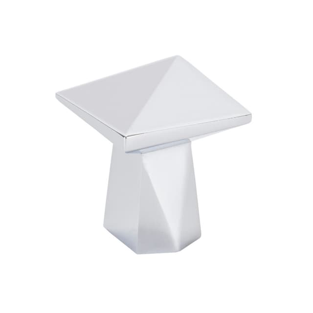 Berenson Swagger Series Polished Chrome 1-3/16" (30 mm) L x 1-3/16" (30 mm) W Knob, - 2325-1026-P