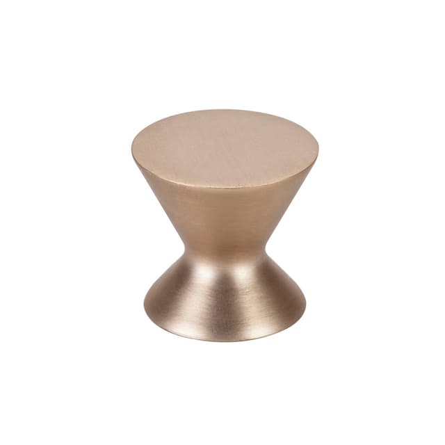 Berenson Domestic Bliss Series Modern Brushed Gold 1-3/16" (30 mm) Diameter Knob, - 2363-1MDB-P