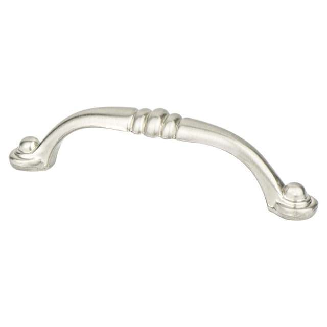 Berenson Euro Tradition Series 3-3/4" (95 mm) Center to Center Brushed Nickel Pull, - 2930-1BPN-P