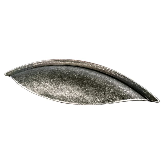 Berenson Euro Rustica Series 2-1/2" (64 mm) Center to Center Rustic Nickel Cup Pull, - 2973-1RN-C