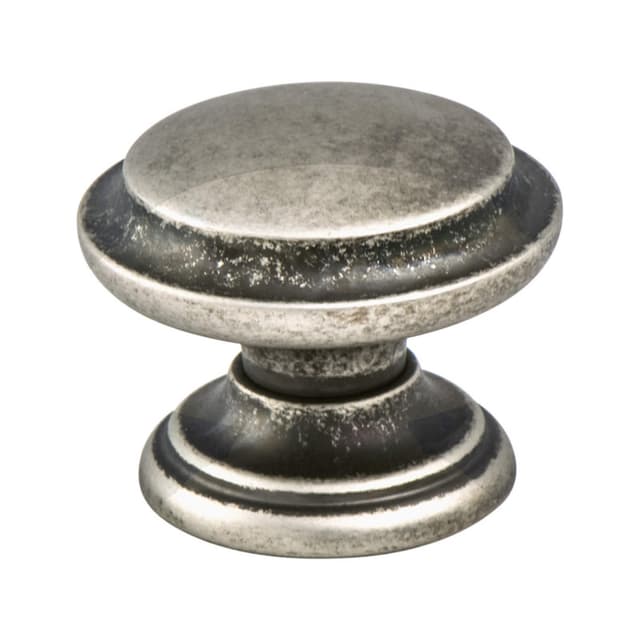 Berenson Euro Rustica Series Rustic Nickel 1-3/8" (35 mm) Diameter Knob, - 2976-1RN-C