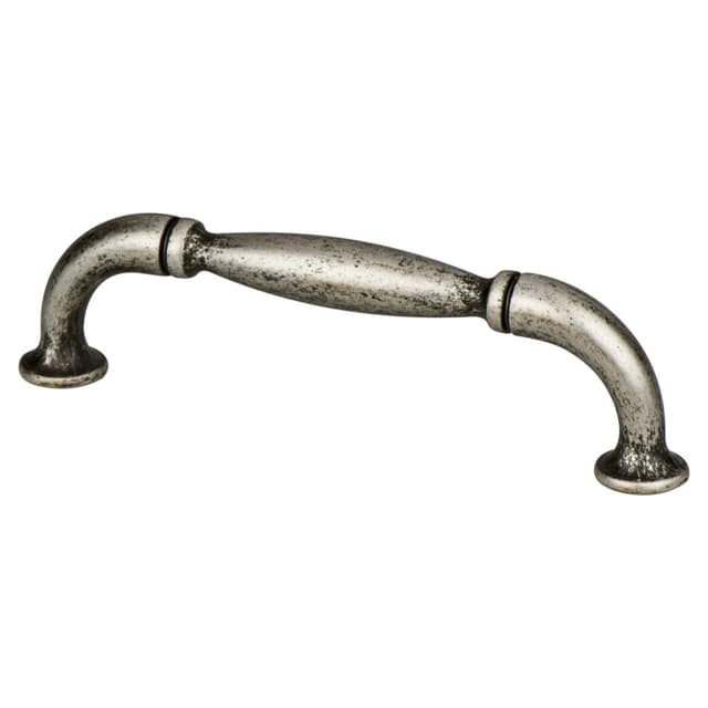 Berenson Euro Rustica Series 3-3/4" (96 mm) Center to Center Rustic Nickel Pull, - 2985-1RN-C