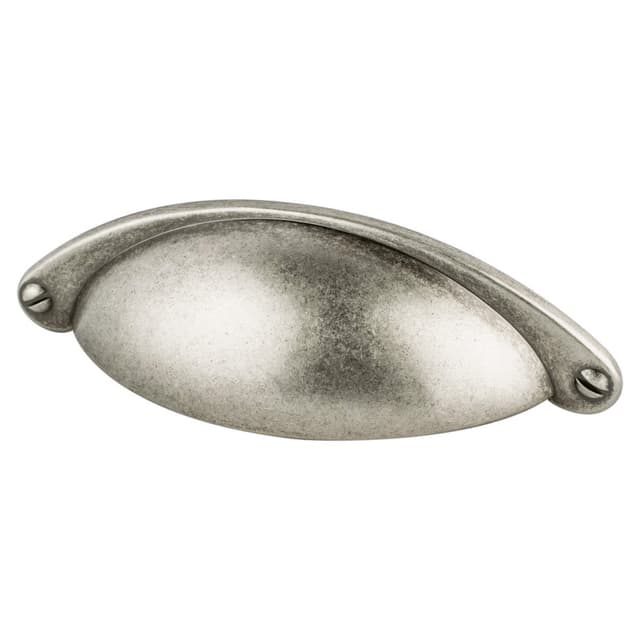 Berenson Andante Series 2-1/2" (64 mm) Center to Center Antique Pewter Cup Pull, - 3012-1AP-P