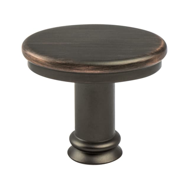 Berenson Dierdra Series Verona Bronze 1-7/16" (37 mm) L x 1" (25 mm) W Knob, - 4062-10VB-P