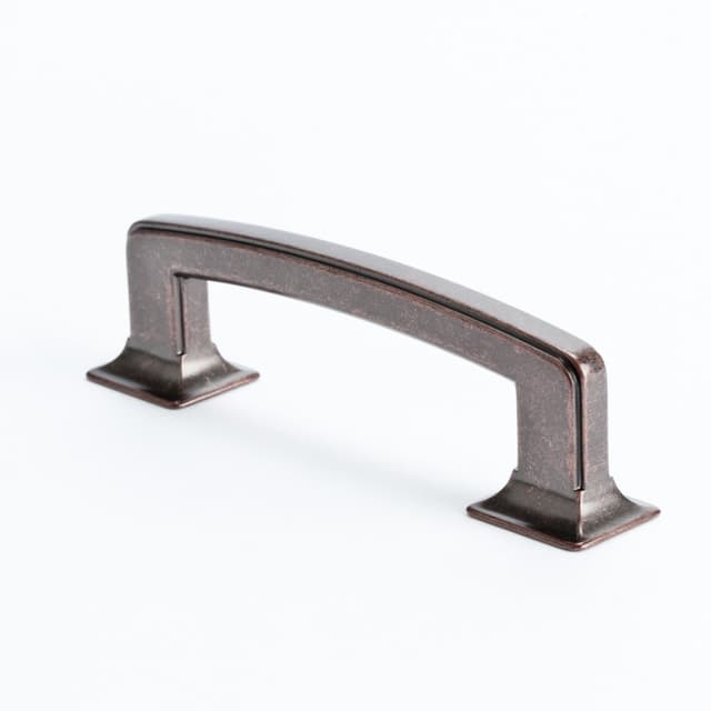 Berenson Hearthstone Series 3-3/4" (96 mm) Center to Center Weathered Verona Bronze Pull, - 4073-1WVB-P