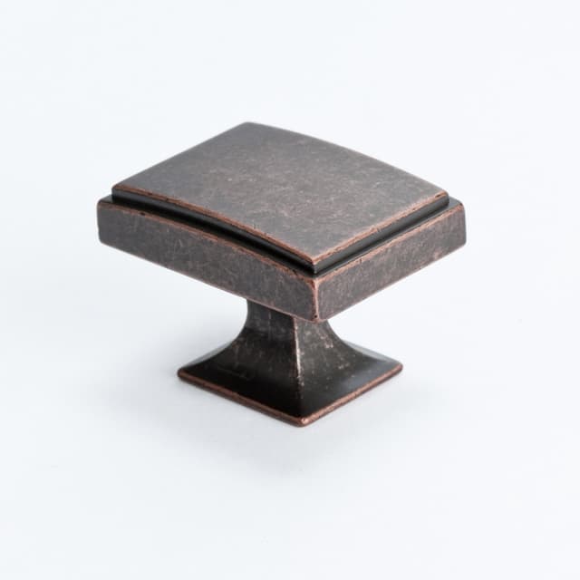Berenson Hearthstone Series Weathered Verona Bronze 1-9/16" (40 mm) L x 1-1/8" (29 mm) W Knob, - 4085-1WVB-P