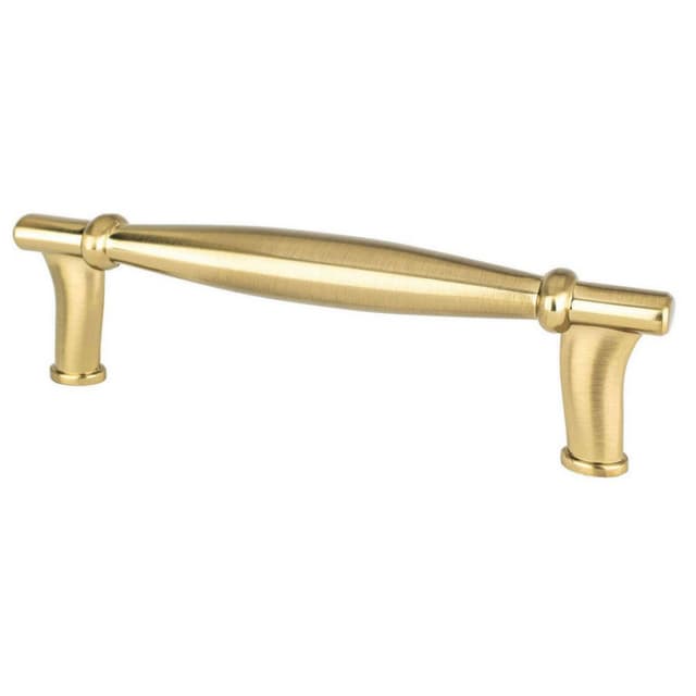 Berenson Dierdra Series 3-3/4" (95 mm) Center to Center Modern Brushed Gold Pull, - 4160-1MDB-P