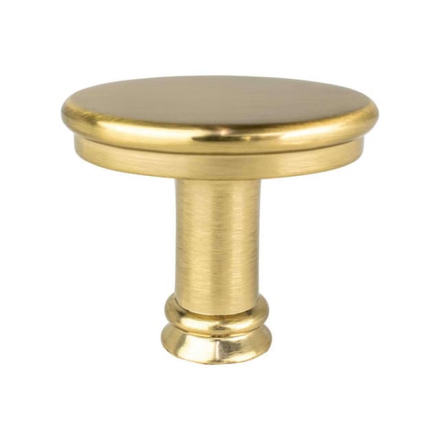 Berenson Dierdra Series Modern Brushed Gold 1-7/16" (37 mm) L x 1" (25 mm) W Knob, - 4162-1MDB-P