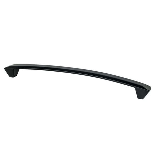 Berenson Laura Series 8-13/16" (224 mm) Center to Center Matte Black Pull, - 4211-1055-P