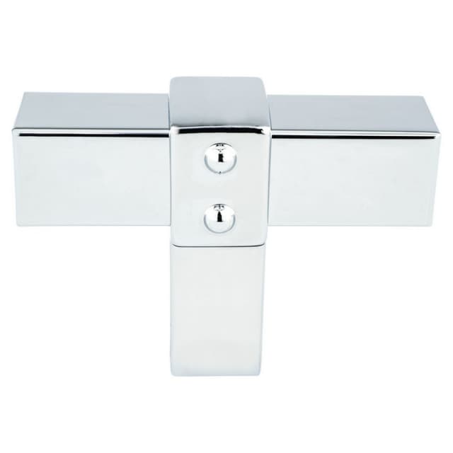 Berenson Rivet Rebel Series Polished Chrome 2" (51 mm) L x 23/32" (18 mm) W Knob, - 5084-4026-P