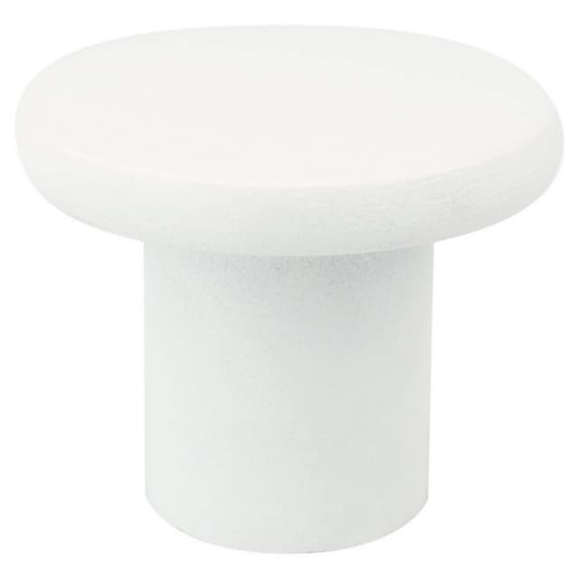 Berenson-R.Christensen Disc Series White 1-3/32" (28 mm) Diameter Knob, - 6078-1048-C