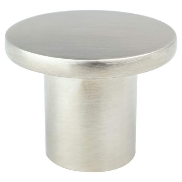 Berenson-R.Christensen Disc Series Brushed Nickel 1-9/32" (32.5 mm) Diameter Knob, - 6083-1BPN-C