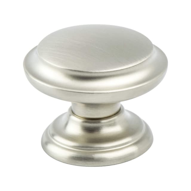 Berenson Euro Classica Series Brushed Nickel 1-3/8" (35 mm) Diameter Knob, - 7093-1BPN-P