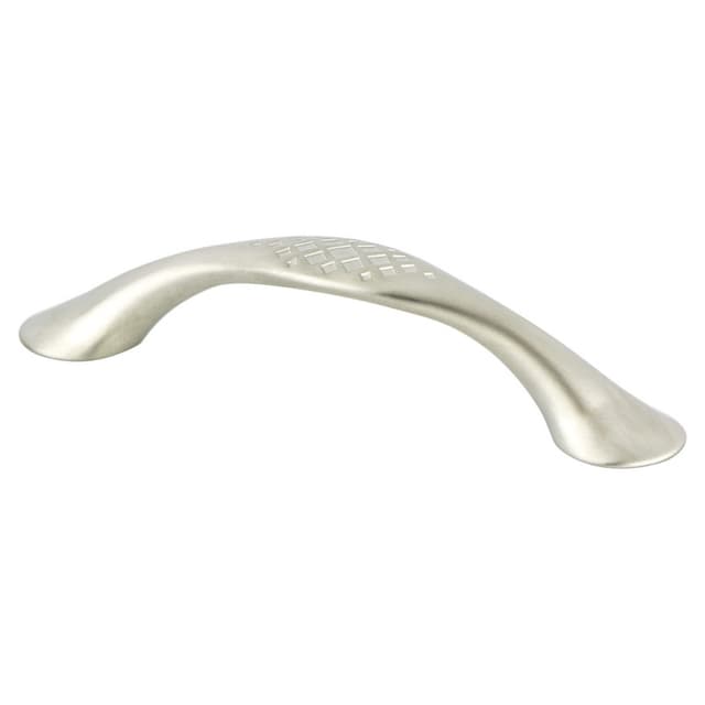 Berenson Overture Series 3-3/4" (96 mm) Center to Center Brushed Nickel Pull, - 7109-1BPN-C
