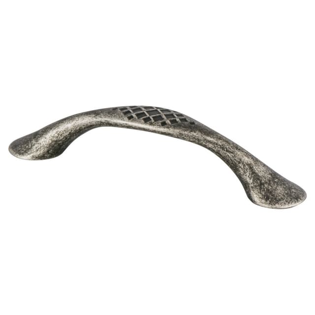 Berenson Overture Series 3-3/4" (96 mm) Center to Center Rustic Nickel Pull, - 7110-1RN-C