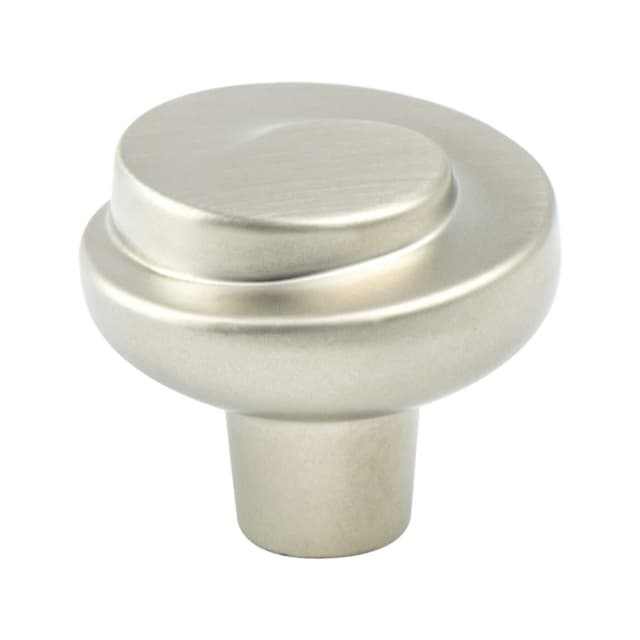 Berenson Sonata Series Brushed Nickel 1-3/16" (30 mm) Diameter Knob, - 7125-1BPN-C