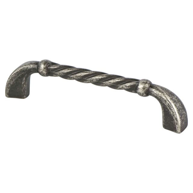 Berenson Maestro Series 3-3/4" (95 mm) Center to Center Rustic Tin Pull, - 7175-10RT-C