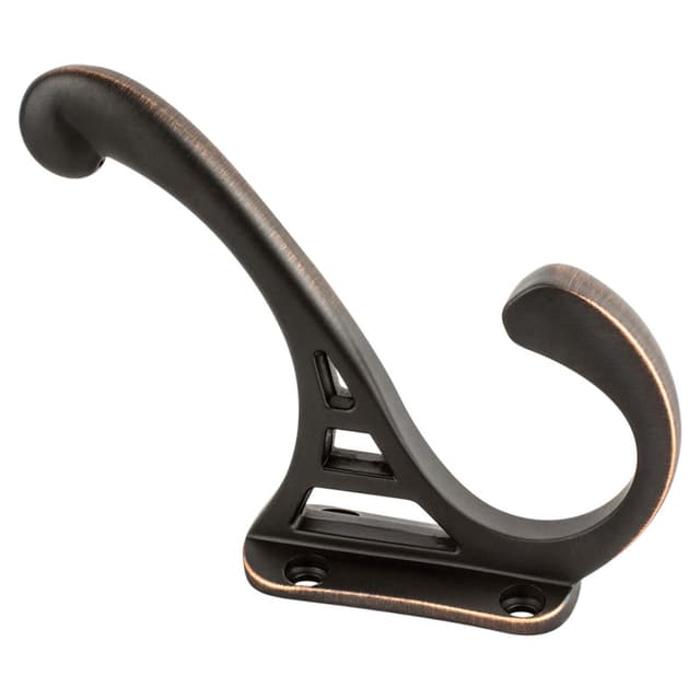 4" x 3-1/16" Coat Hook, Verona Bronze Finish 10/Box