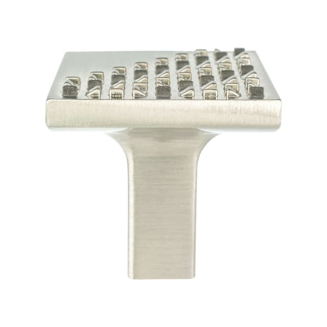 Berenson Rogue Series Brushed Nickel 1-3/16" (30 mm) L x 1-3/16" (30 mm) W Knob, - 8096-1BPN-P