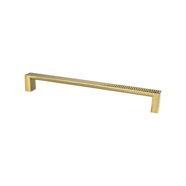 Berenson Rogue Series 8-13/16" (224 mm) Center to Center Modern Brushed Gold Pull, - 8106-1MDB-P