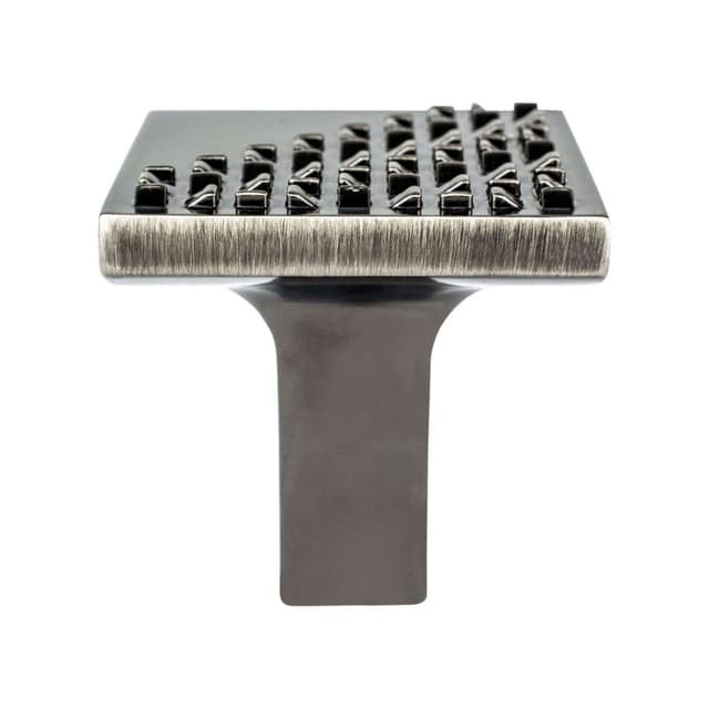 Berenson Rogue Series Vintage Nickel 1-3/16" (30 mm) L x 1-3/16" (30 mm) W Knob, - 8108-1VTN-P