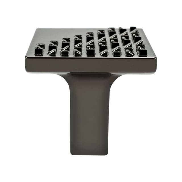Berenson Rogue Series Black Nickel 1-3/16" (30 mm) L x 1-3/16" (30 mm) W Knob, - 8120-1098-P