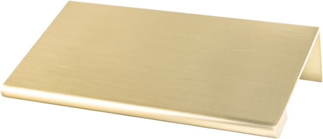 Berenson Edge Pull Series 2-3/16" (56 mm) Center to Center Champagne Tab Pull, - 8998-40CZ-P