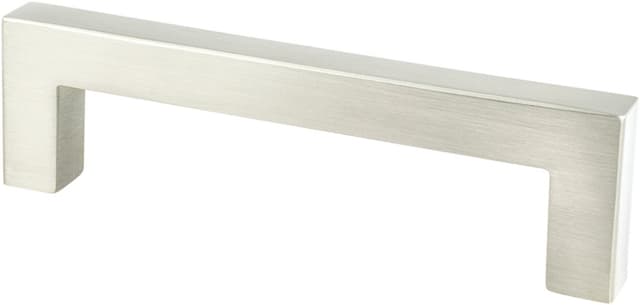 Berenson Modern Square Series 3-3/4" (95 mm) Center to Center Satin Nickel Pull, - 9009-4BPN-P