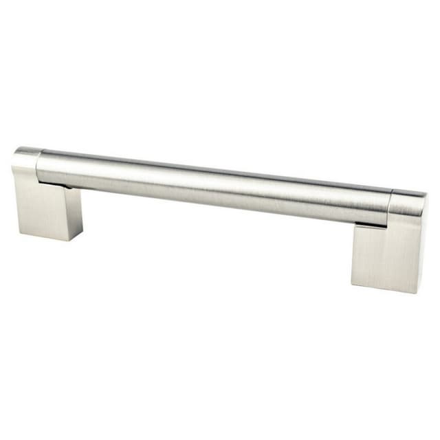Berenson Contemporary Advantage Three Series 5-1/16" (128 mm) Center to Center Brushed Nickel Pull, - 9115-1BPN-P