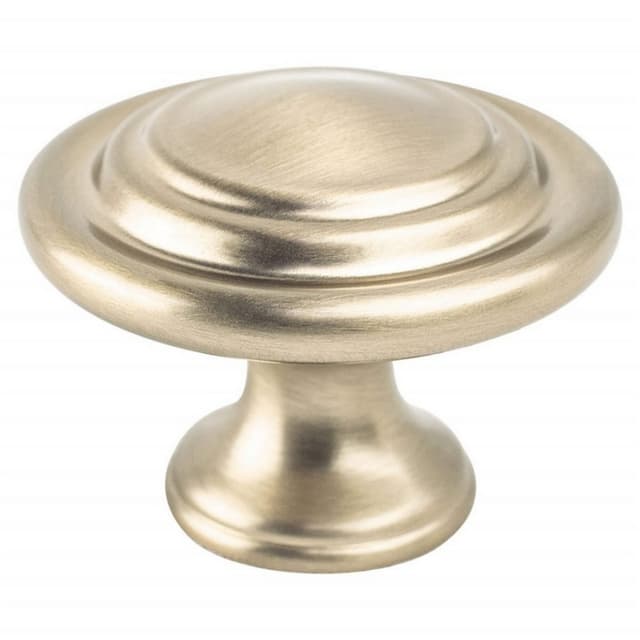 Berenson Traditional Advantage Four Series Champagne 1-5/16" (33 mm) Diameter Knob, - 9131-10CZ-P