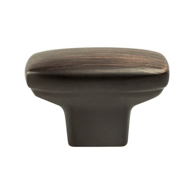 Berenson Transitional Advantage One Series Verona Bronze 1-7/16" (37 mm) L x 11/16" (17 mm) W Knob, - 9185-10VB-P