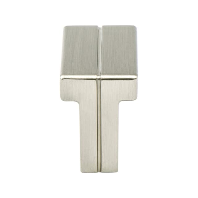 Berenson Skyline Series Brushed Nickel 1-3/8" (35 mm) L x 3/4" (19 mm) W Knob, - 9209-1BPN-P