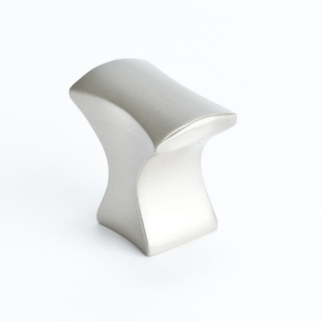 Berenson Aspire Series Brushed Nickel 1-1/4" (32 mm) L x 3/4" (19 mm) W Knob, - 9243-1BPN-P