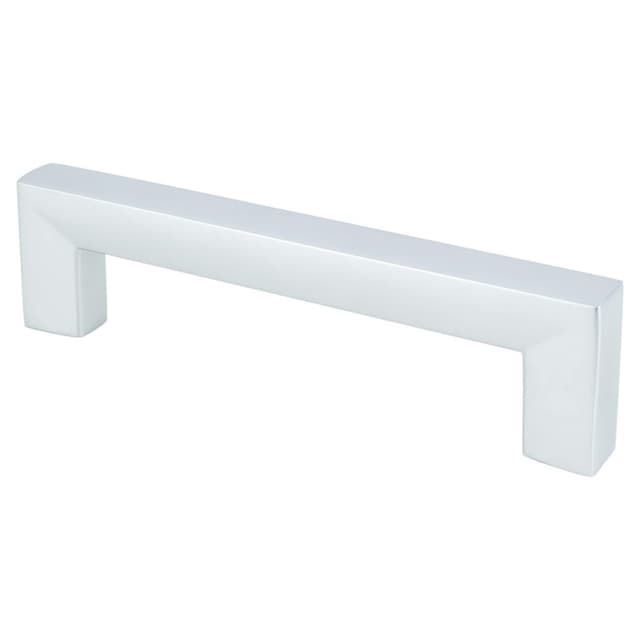 Berenson Square Series 3-3/4" (96 mm) Center to Center Dull Chrome Pull, - 9289-10DC-C