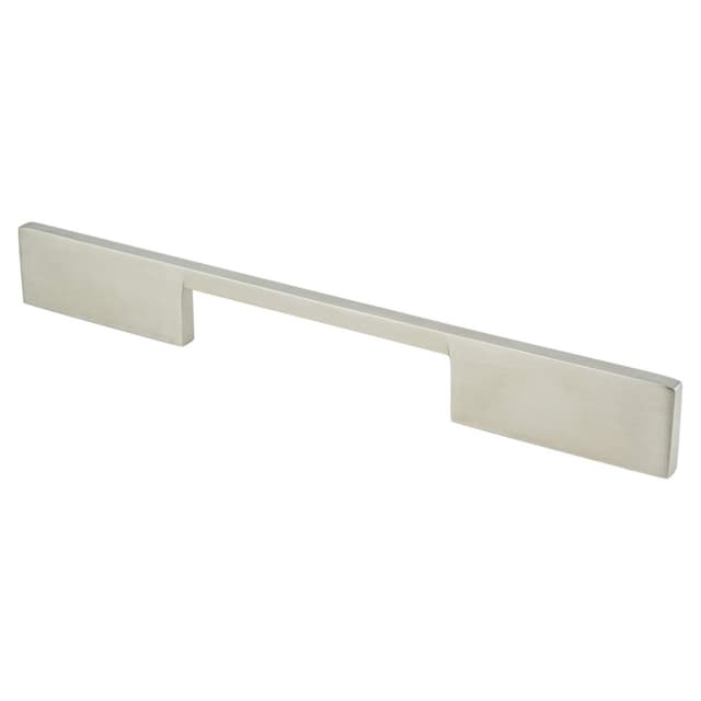 Berenson I-Spazio Series 7-9/16" (192 mm) Center to Center Brushed Nickel Pull, - 9296-1BPN-C